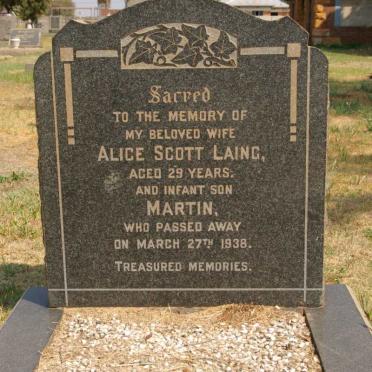 LAING Alice Scott -1938 :: LAING Martin -1938