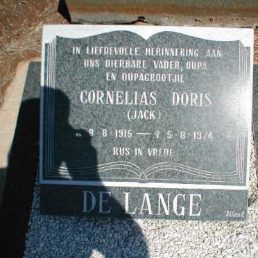 LANGE Cornelias Doris, de 1915-1974