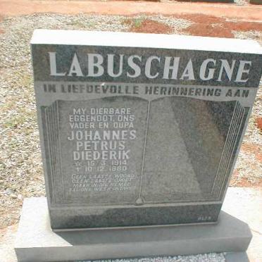 LABUSCHAGNE Johannes Petrus Diederik 1914-1980