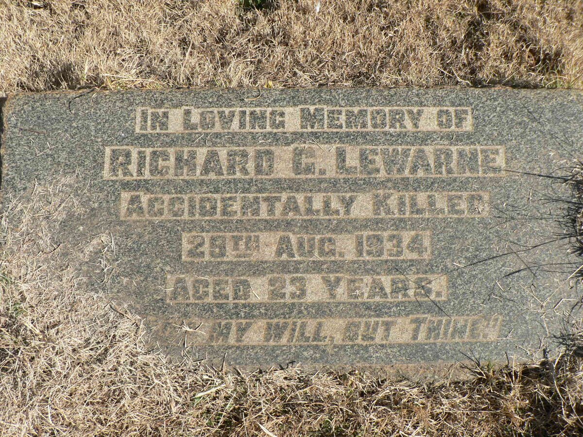 LEWARNE Richard G. -1934