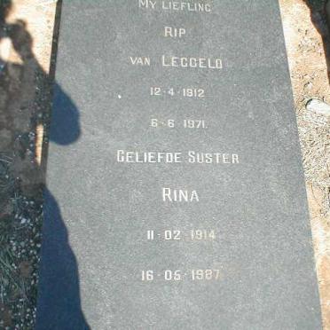 LEGGELO Rip, van 1912-1971 :: Rina 1914-1987