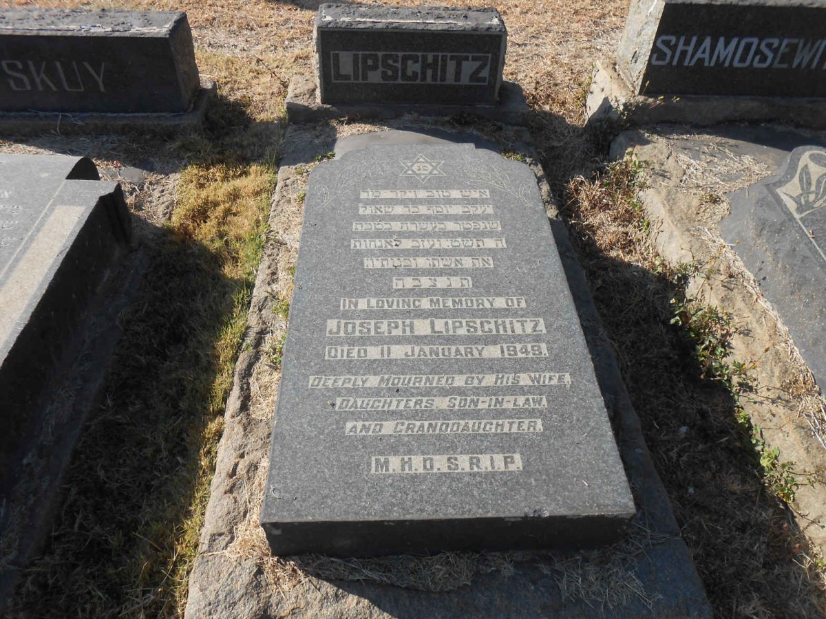 LIPSCHITZ Joseph -1949