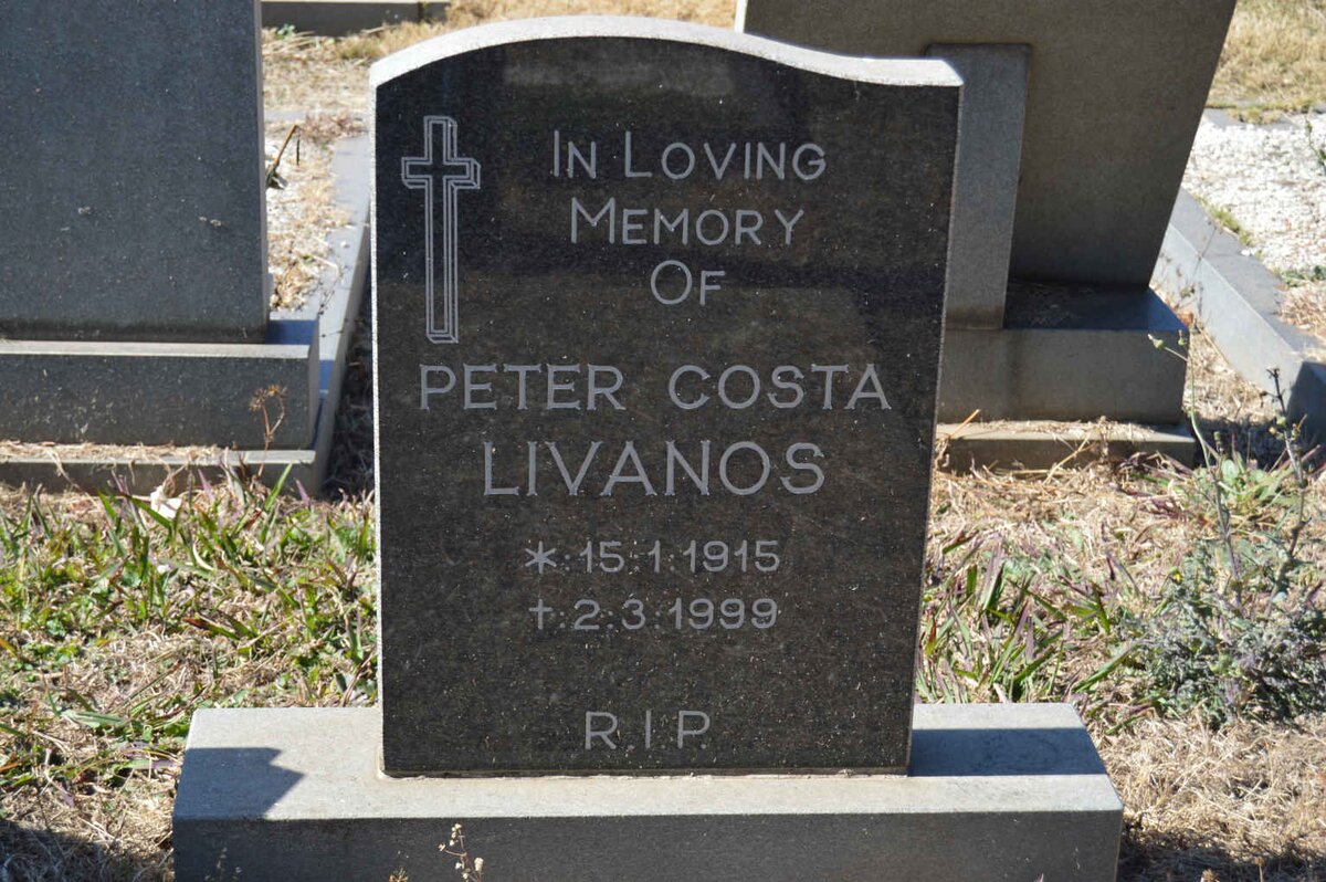 LIVANOS Peter Costa 1915-1999