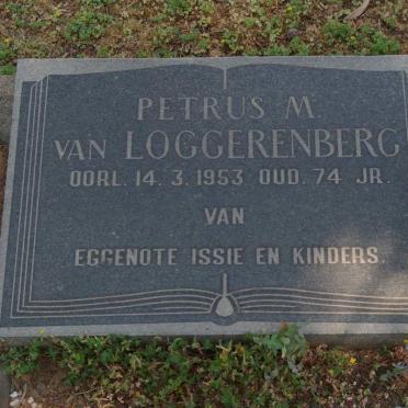 LOGGERENBERG Petrus M., van -1953