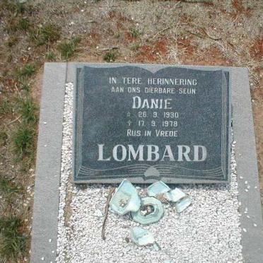 LOMBARD Danie 1930-1978