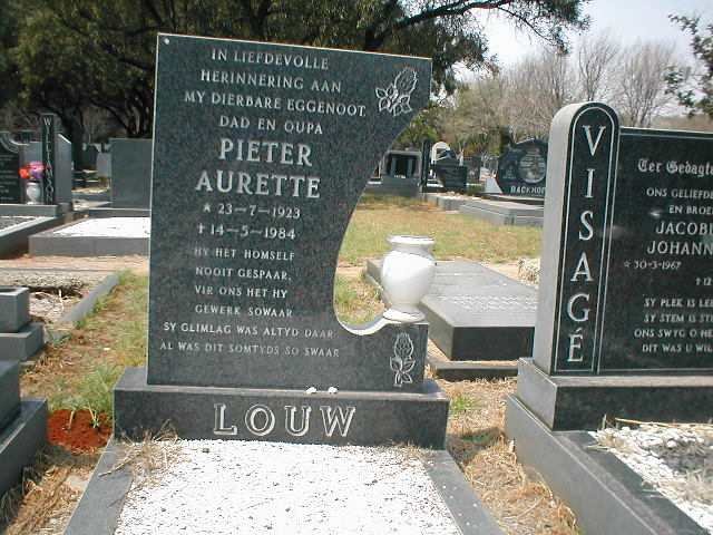 LOUW Pieter Aurette 1923-1984
