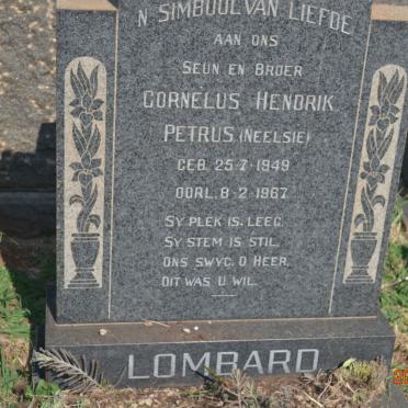 LOMBARD Cornelus Hendrik Petrus 1949-1967