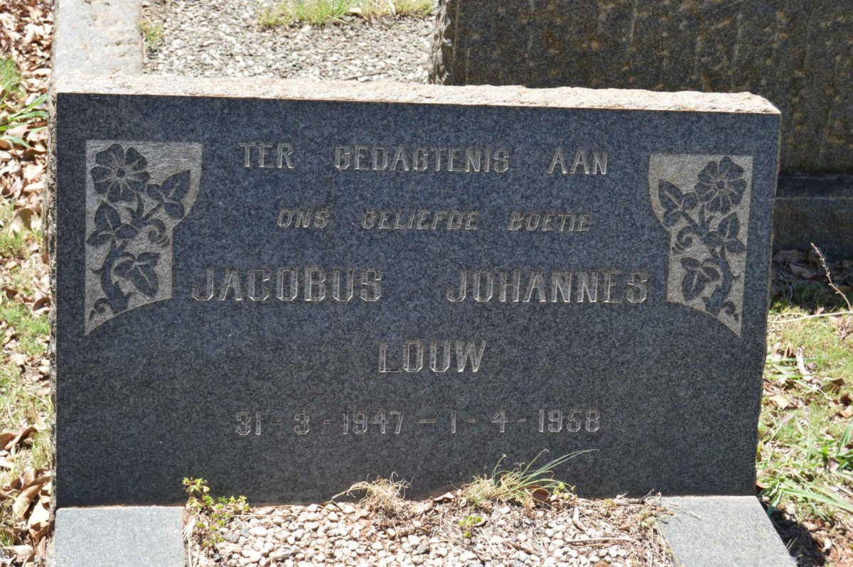 LOUW Jacobus Johannes 1947-1958