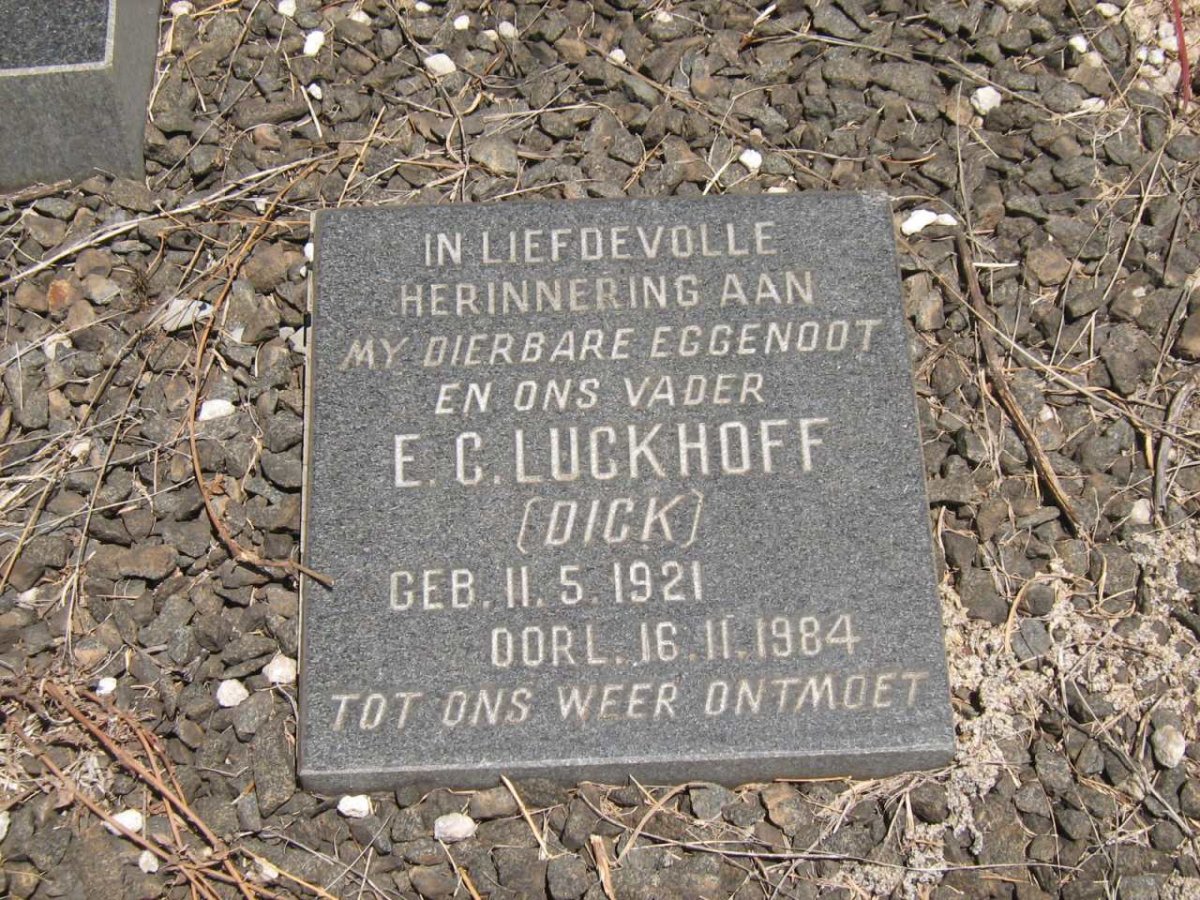 LUCKHOFF E.C. 1921-1984