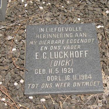 LUCKHOFF E.C. 1921-1984