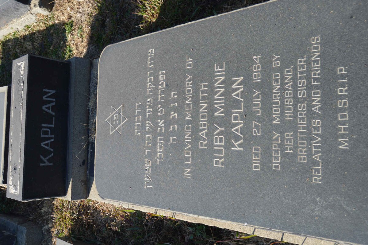 KAPLAN Rabonith Ruby Minnie -1964