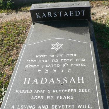 KARSTAEDT Hadassah -2000