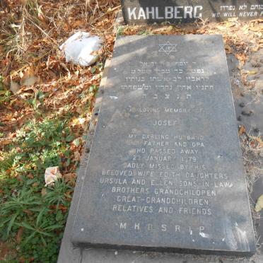 KAHLBERG Josef -1979 &amp; Edith -1979