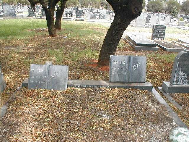 KAPP Cornelius J. 1???-19?? &amp; Martha ? 1???-19??