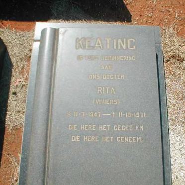 KEATING Rita nee VIVIERS 1947-1971