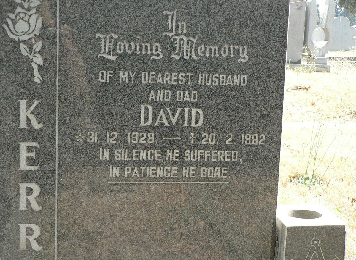 KERR David 1928-1982