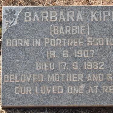 KIPPS Barbara 1907-1982