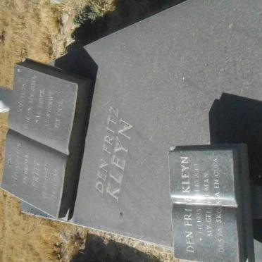 KLEYN Den Fritz 1935-2010 :: KLEYN Fritz 1971-1989