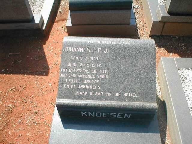 KNOESEN Johannes F.P.J. 1907-1972