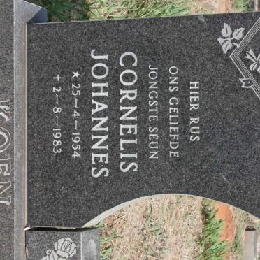 KOEN Cornelis Johannes 1954-1983