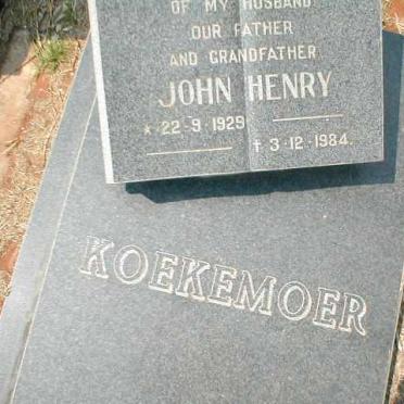 KOEKEMOER John Henry 1929-1984