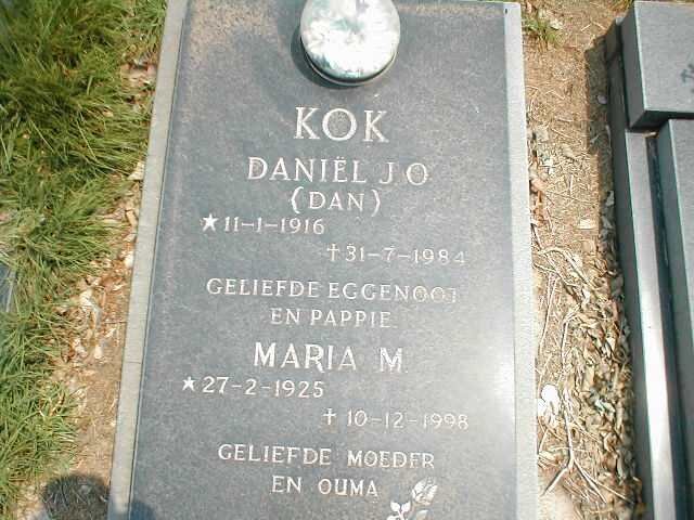 KOK Daniël J.O. 1916-1984 &amp; Maria M. 1925-1998