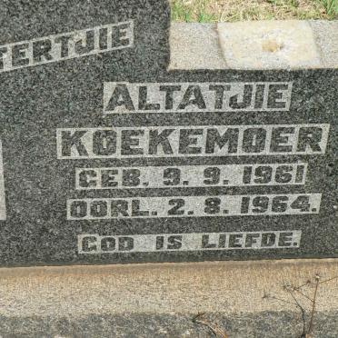 KOEKEMOER Altatjie 1961-1964