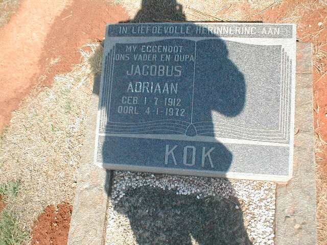 KOK Jacobus Adriaan 1912-1972