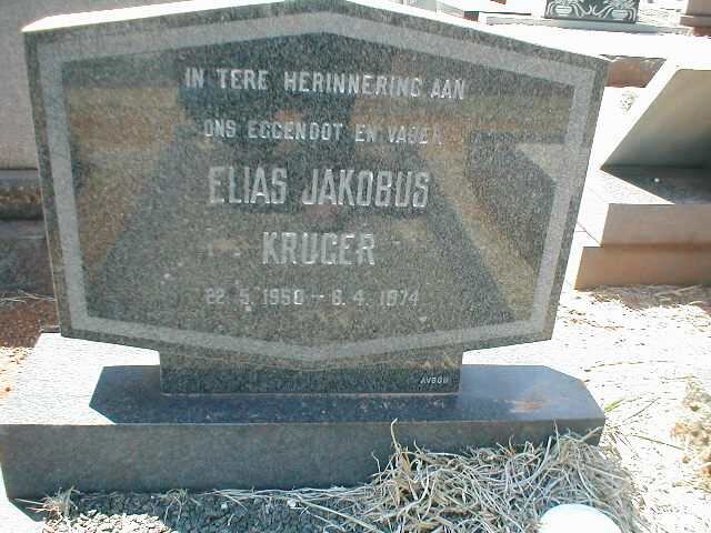 KRUGER Elias Jakobus 1950-1974