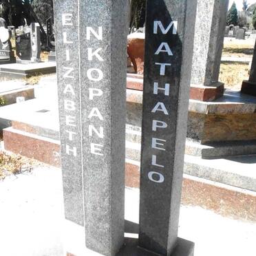 MATHAPELO Elizabeth Nkopane -1997
