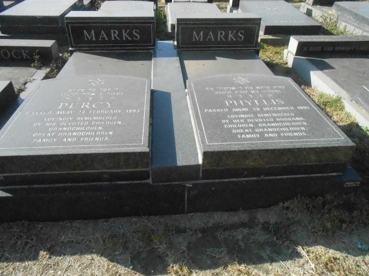 MARKS Percy -1993 &amp; Phyllis -1991