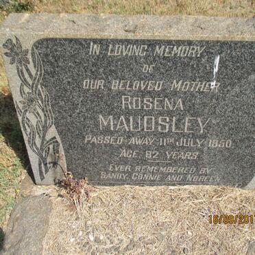 MAUDSLEY Rosena -1950