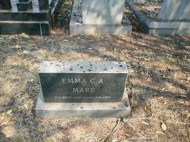 MARE Emma C.A. 1898-1978