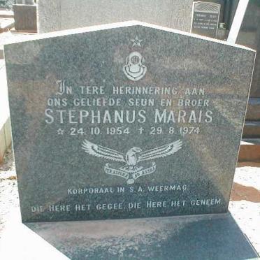 MARAIS Stephanus 1954-1974