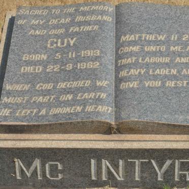 McINTYRE Guy 1913-1962