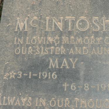 McINTOSH May 1916-1985