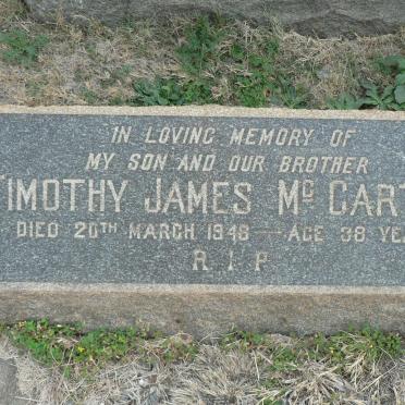 McCARTHY Timothy James -1948