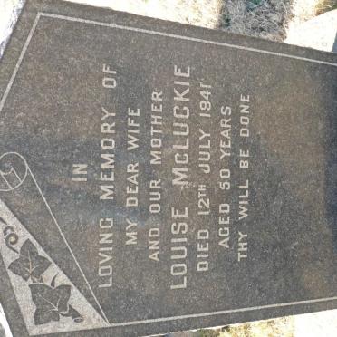 McLUCKIE Louise -1941