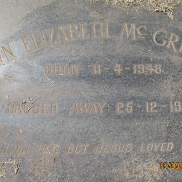 McGREGOR Dawn Elizabeth 1948-1959