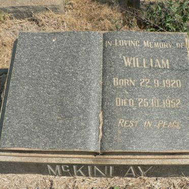 McKINLAY William 1920-1952
