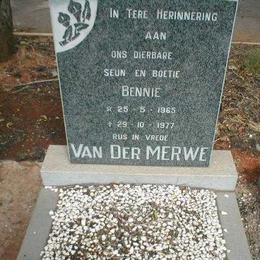 MERWE Bennie, van der  1965-1977