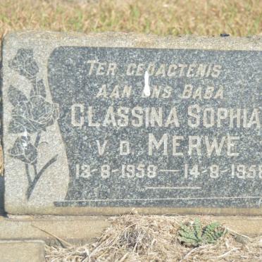 MERWE Classina Sophia, v.d. 1958-1958