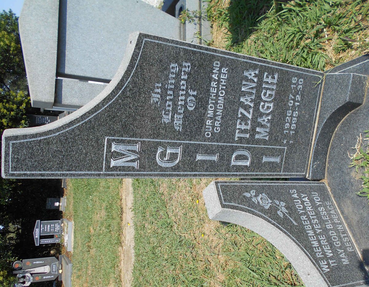 MGIDI Tezana Maggie 1926-1995