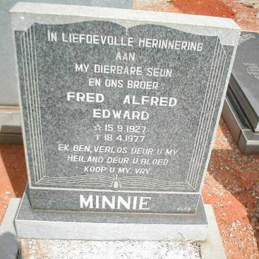 MINNIE Fred Alfred Edward 1927-1977