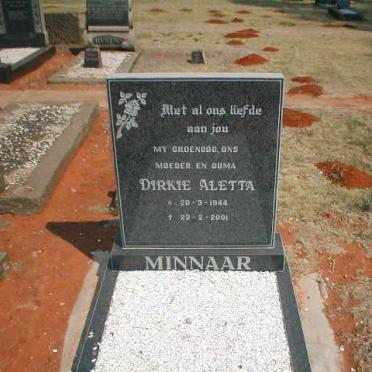 MINNAAR Dirkie Aletta 1944-2001