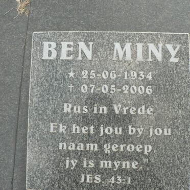 MINY Ben 1934-2006