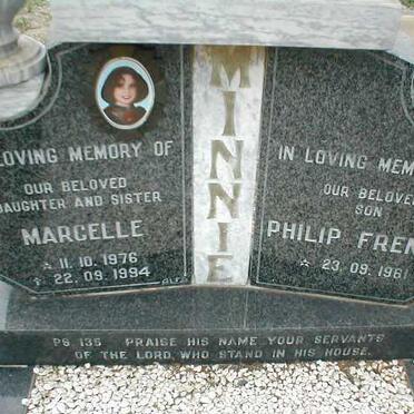 MINNIE Marcelle 1976 -1994 :: MINNIE Philip French 1961-