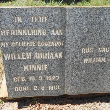 MINNIE Willem Adriaan 1927-1961