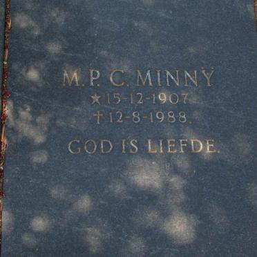 MINNY H.C.H. 1907-1994 &amp; M.P.C. 1907-1988
