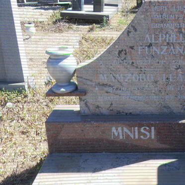 MNISI Alpheus Funzana 1927-1996 &amp; Mamzobo Leah 1935-2012
